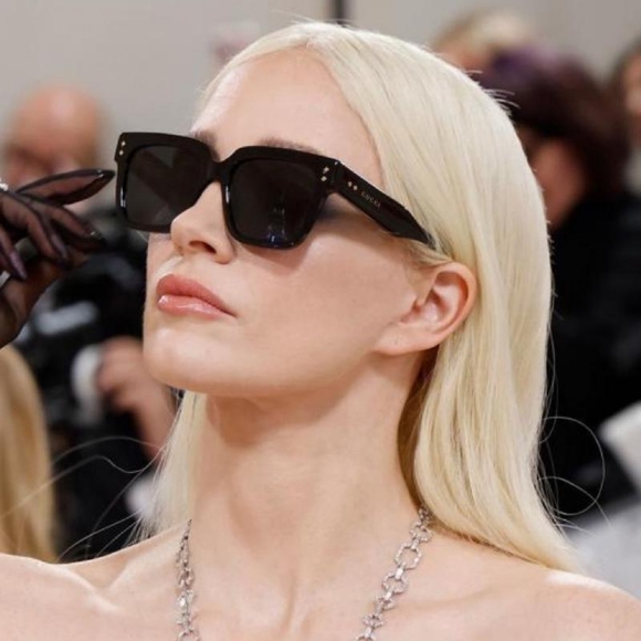 NEW GUCCI GG1084S 001 BLACK UNISEX SUNGLASSES GUCCI - Picture 2 of 8